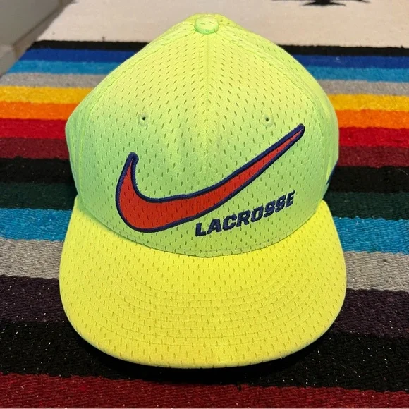 Nike Accessories Nike Lacrosse Mesh Snapback Hat Neon Yellow